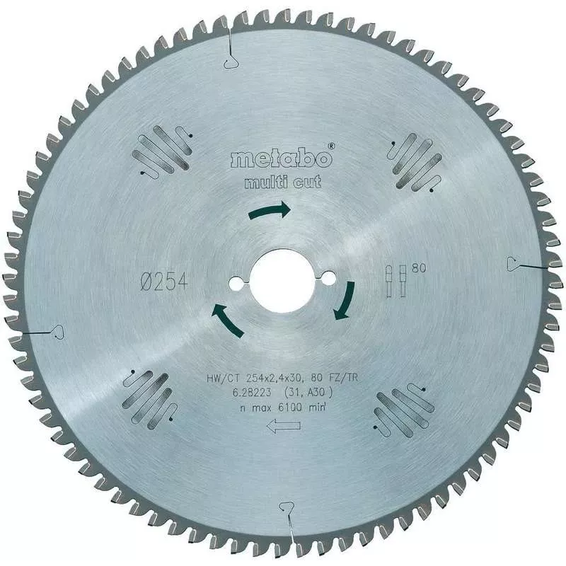 Diskinis pjūklo diskas Metabo 6.28083.00 Storis 1,8 mm