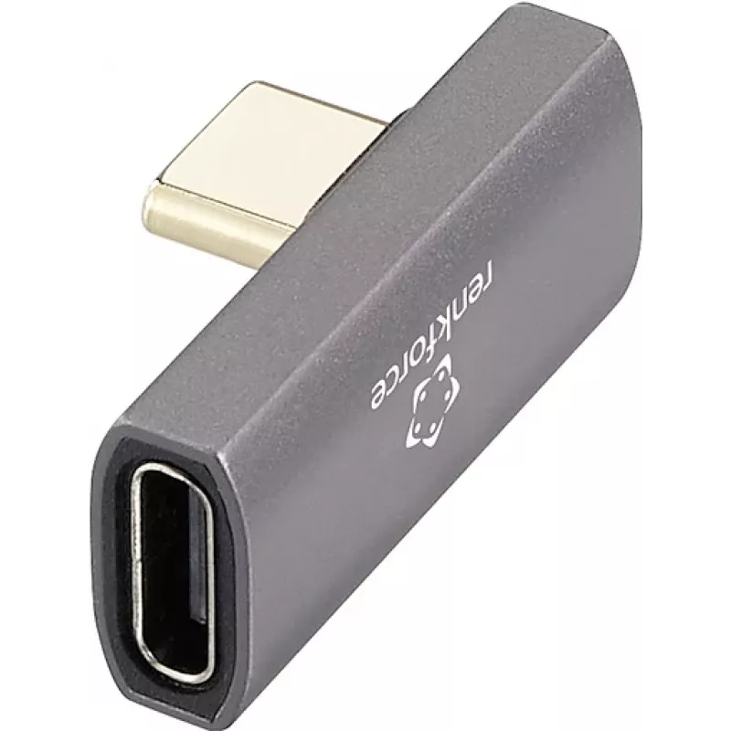 Renkforce USB4 USB-C adapteris [1x kištukas - 1x lizdas] RF-3778672 8K UHD 90° (RF-3778672)