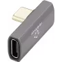 Renkforce USB4 USB-C adapteris [1x kištukas - 1x lizdas] RF-3778672 8K UHD 90° (RF-3778672)