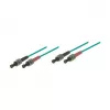 komutacinis kabelis LWL Duplex OM3 (Multimode, 50/125) ST/ST, LSZH, 0,5m, Good Connections®