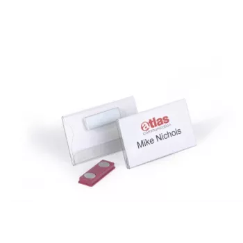 Durable Magnetic Badge 40x75mm