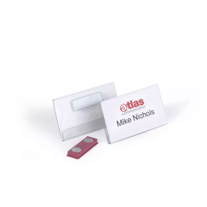 Durable Magnetic Badge 40x75mm