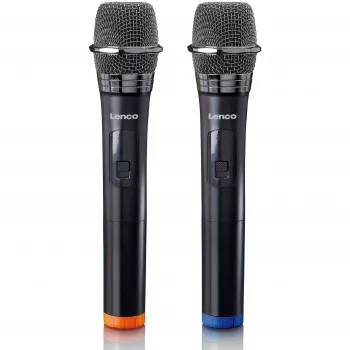 Belaidis scenos mikrofonas Lenco MCW-020BK