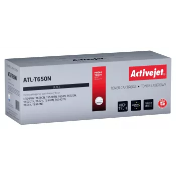 Activejet ATL-T650N dažų miltelių kasetė (pakaitalas Lexmark T650A11E; Supreme; 7000 puslapių; juoda)