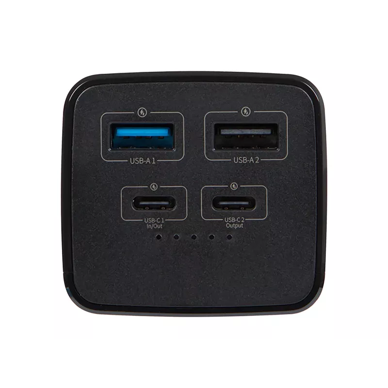 Nešiojama išorinė baterija BLOW PB20G 20000 mAh PD 65 W, USB-C įvestis / išvestis, 2 × USB-A išvestys, juoda