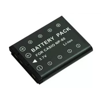 Įkraunama baterija Extra Digital NP-80 / NP-82 3,7V 1200mAh, skirta fotoaparatams ir nešiojamiesiems įrenginiams