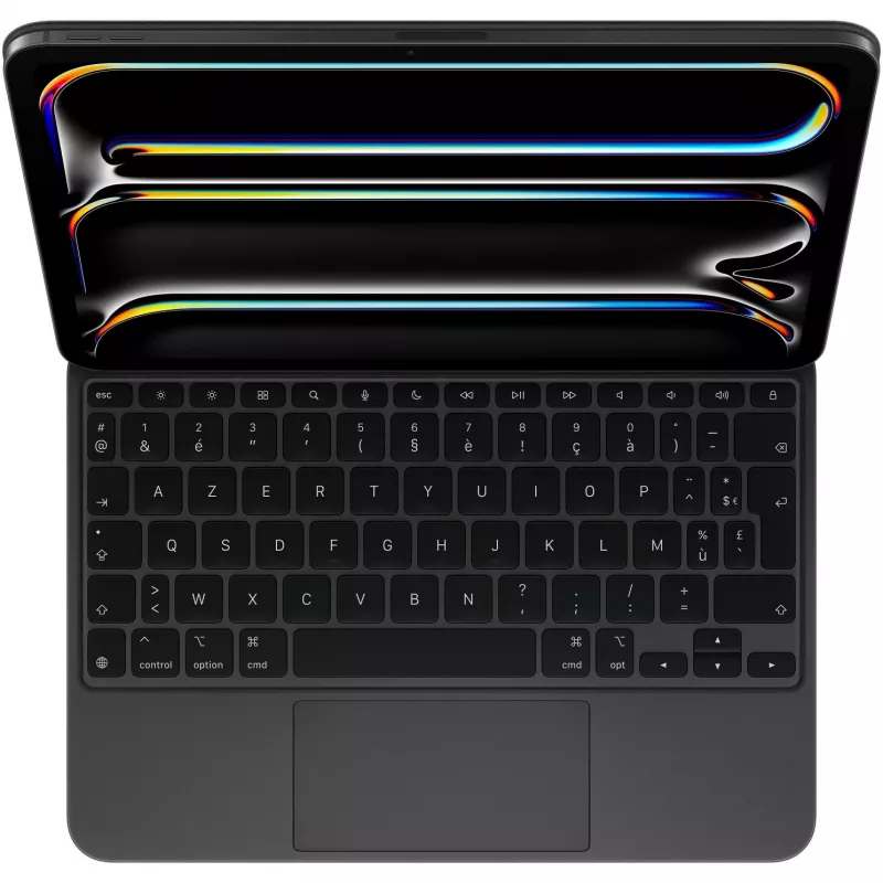 Apple Magic klaviatūra AZERTY French Juoda Wireless Trackpad