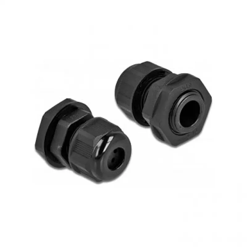 Kabelių sandariklis DeLOCK 60379, juodas, plastikinis, 2 vnt.
