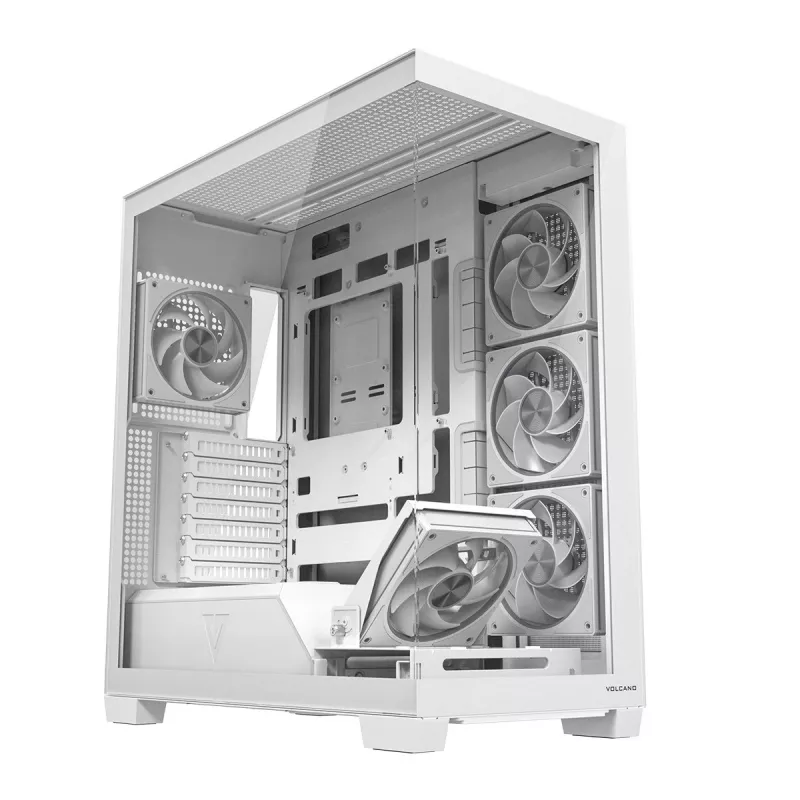 Modecom Volcano Stellar Plus ARGB Midi 5F Baltas