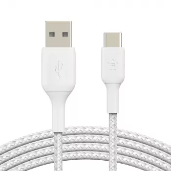 USB laidas Belkin CAB002BT1MWH 1 m USB A į USB C baltas