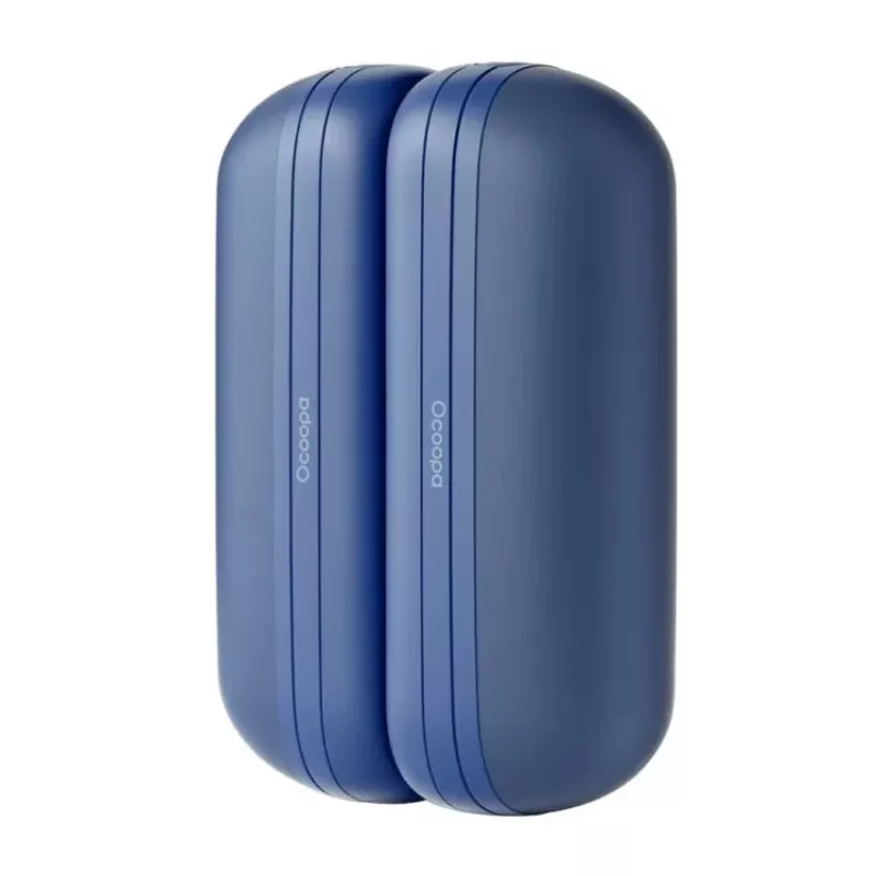 Rankų šildytuvas Ocoopa UT2s Mini, įkraunamas 5200 mAh, iki 6 val., mėlynas-oranžinis