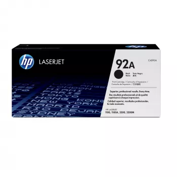 HP Toner C4092A (92A) - Juoda - Capacity: 2.500 puslapių (C4092A)