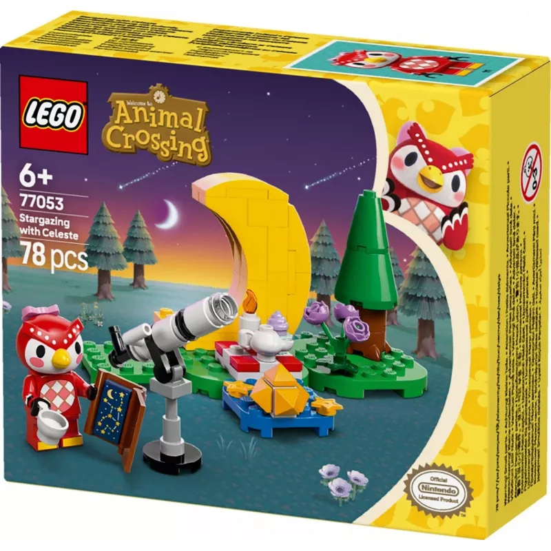 Konstrukcinis žaislas LEGO Animal Crossing Žvaigždžių stebėjimas su Eufemija rinkinys 77053
