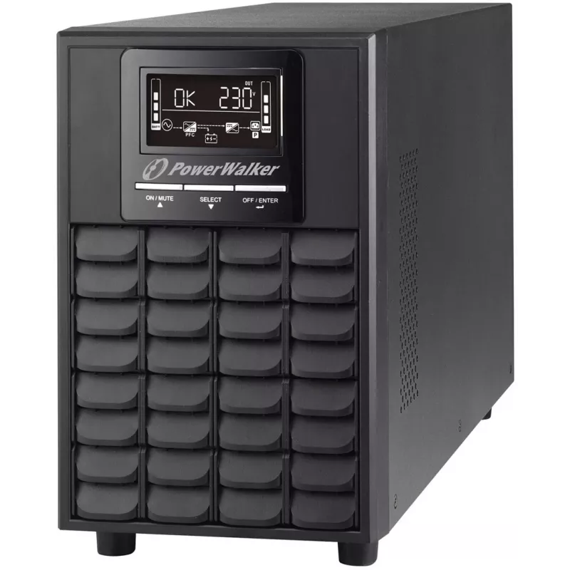 PowerWalker VFI 1000 CG PF1 nepertraukiamo maitinimo šaltinis (UPS) Dvigubos konversijos (Online) 1 kVA 1000 W 4 AC lizdai