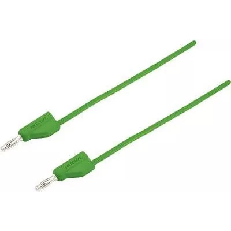VOLTCRAFT Testavimo laidas [Kištukas 4 mm - Kištukas 4 mm] 0,25 m Žalias MSB-300 (MSB-300-0.25-GR)