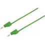 VOLTCRAFT Testavimo laidas [Kištukas 4 mm - Kištukas 4 mm] 0,25 m Žalias MSB-300 (MSB-300-0.25-GR)