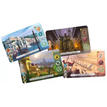Stalo žaidimas 7 WONDERS OF THE WORLD - DUEL (LENKIŠKA VERSIJA)