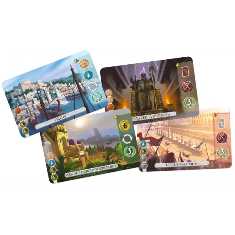 Stalo žaidimas 7 WONDERS OF THE WORLD - DUEL (LENKIŠKA VERSIJA)