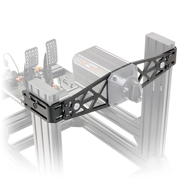Laikiklis Asetek SimSports plieninis juodas 135x535x168mm