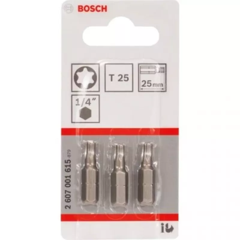 Bosch 2 607 001 615 atsuktuvų antgalis 3 vnt.