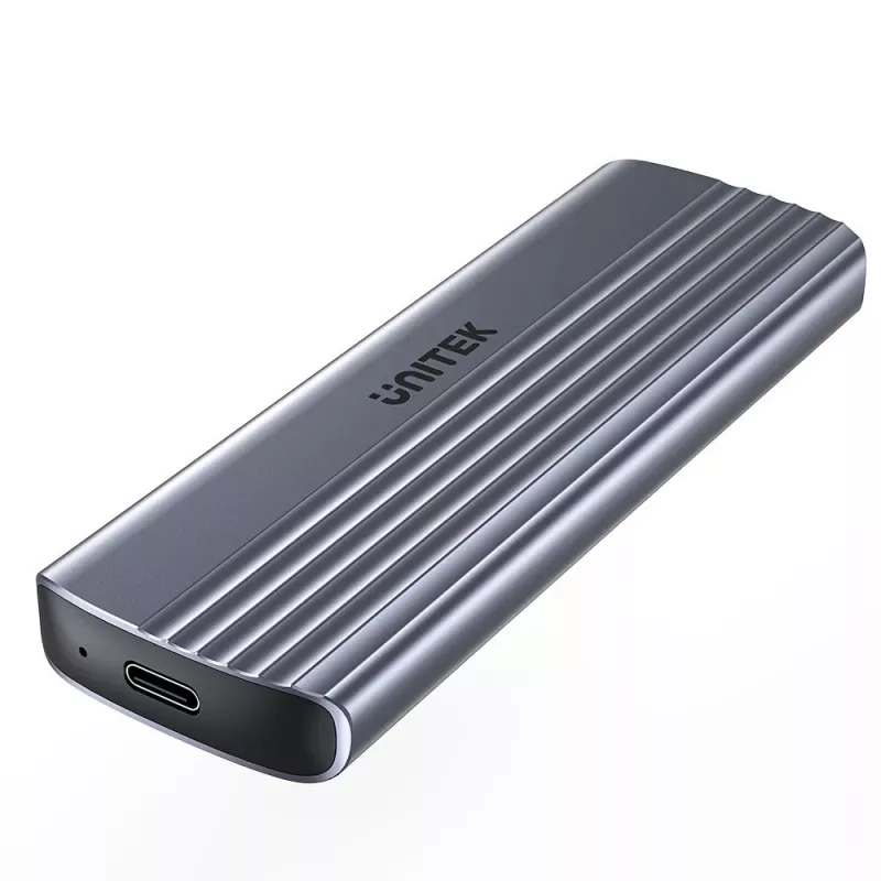 M.2 diskų dėklas - Unitek S1241B01 1x M.2 NVMe USB-C 10Gbps