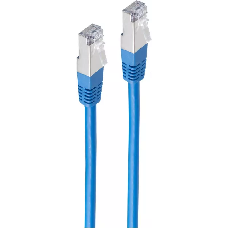 tinklo kabelis ShiverPeaks BS75711-HB mėlynas 1 m Cat6 S/FTP