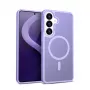 Crong Hybrid Matte Magnetic dėklas Samsung Galaxy S26 — TPU+PC, Levandų