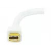 Vaizdo kabelio adapteris LOGILINK Mini DisplayPort į HDMI Type A CV0036A, 0,1 m, pilkas