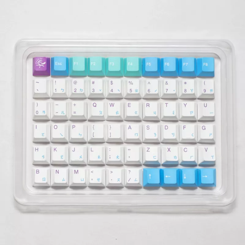 Ducky x MK Frozen Llama klavišų dangtelių rinkinys