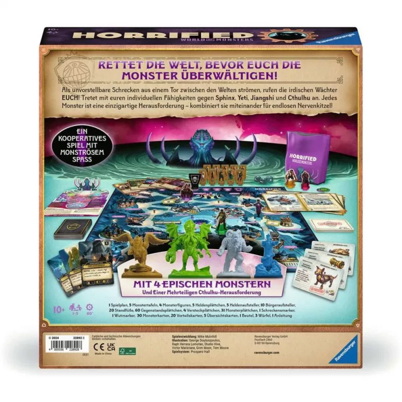 Horrified World of Monsters, stalo žaidimas
