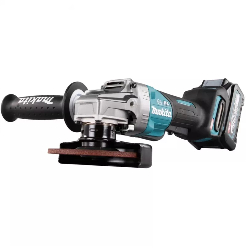 Makita GA013GM201 - kampinis šlifuoklis - belaidis - 125 mm - 2 akumuliatoriai, įkroviklis komplekte - 40 V (GA013GM201)
