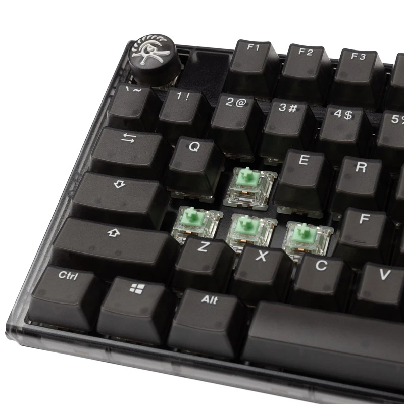 Ducky One 3 Aura Juoda žaidimų klaviatūra, RGB LED - Gateron Baby Kangaroo (US)