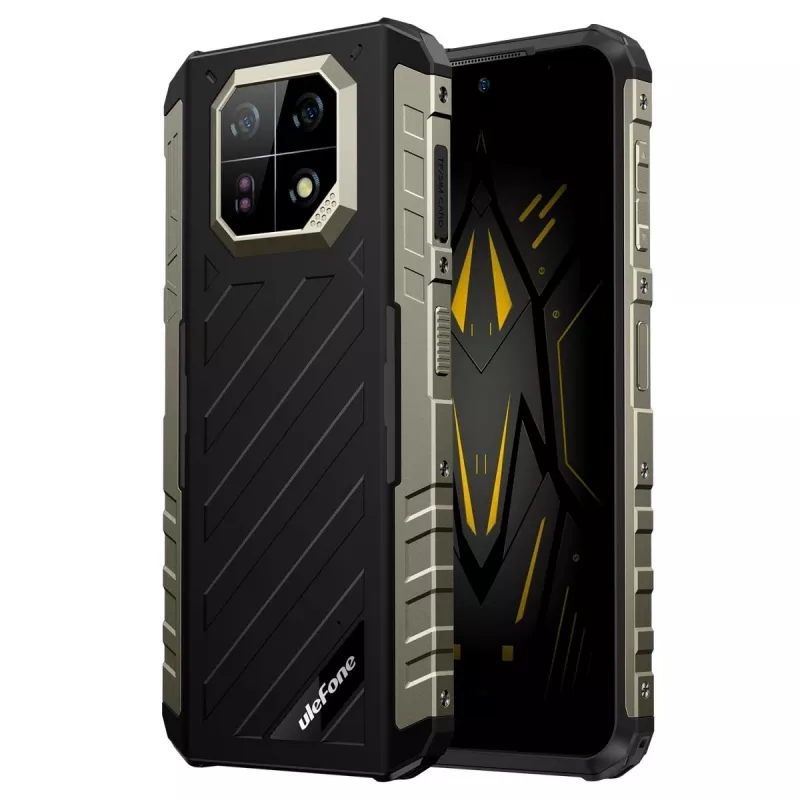 UleFone Armor 22 išmanusis telefonas — MediaTek Helio G96, 8 GB RAM, 256 GB atmintinė, juoda