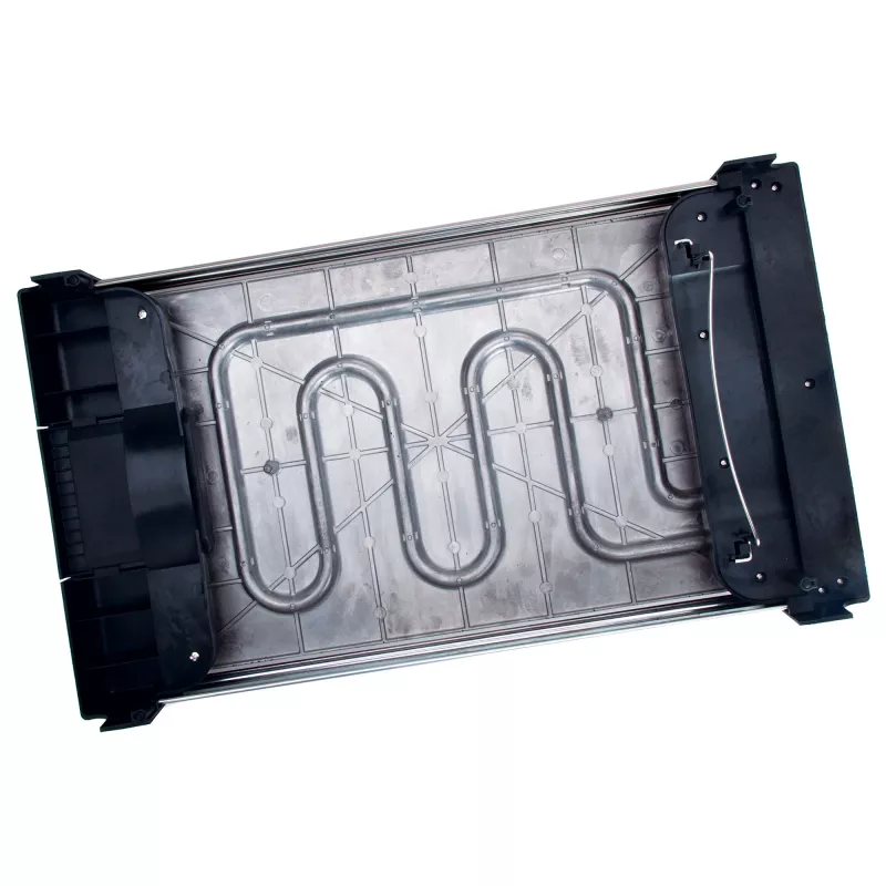 Kontaktinė kepsninė Jata JEGR3000 — stačiakampė 480×320 mm, 2700 W, jutiklinis valdymas, juoda
