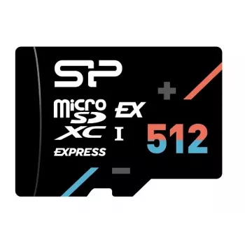 microSDXC atminties kortelė Silicon Power Hypera microSDXC Express 512 GB — UHS-I U3, V30, A1, Class 10