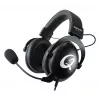Ausinės QPAD QH-91 laidinės, ant galvos, aplink ausis, 15–25000 Hz, 2 m laidas, juodos