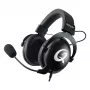 Ausinės QPAD QH-91 laidinės, ant galvos, aplink ausis, 15–25000 Hz, 2 m laidas, juodos
