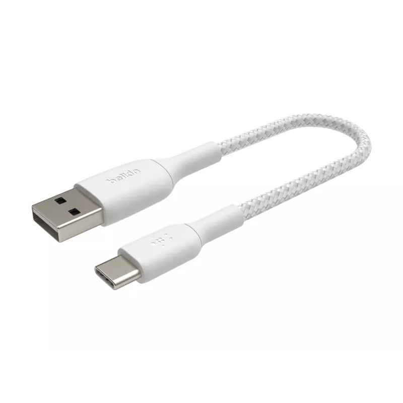 USB laidas Belkin CAB002BT0MWH 0,15 m USB A USB C Baltas