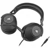 CORSAIR HS65 SURROUND laidinės žaidimų ausinės, supra-aural, 3,5 mm + USB adapteris, 32 Ω, 282 g, anglis