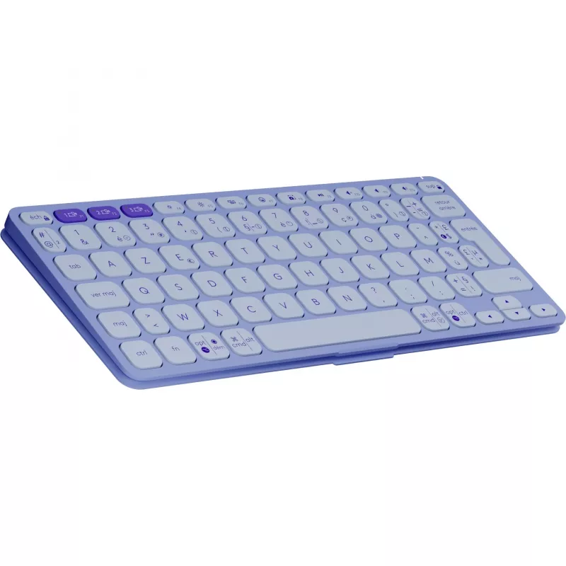 Logitech Keys-To-Go 2 klaviatūra universali Bluetooth AZERTY prancūzų alyvinė