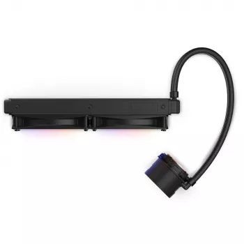 Vieningas skystas aušintuvas NZXT Kraken 280 RGB 14 cm Juodas