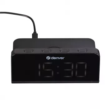 Skaitmeninis žadintuvas Denver ECQ-103MK2 Juodas LED ekranas Maitinamas baterijomis