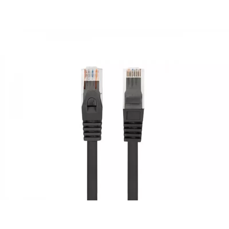 LANBERG Cat6 U/UTP tinklo kabelis PCU6-10CU-0500-BK, RJ-45 į RJ-45, 5 m, juodas