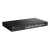 D-Link 28 prievadų 2.5G kelių gigabitų išmanusis valdomas komutatorius su 4 x 10G SFP+ prievadais