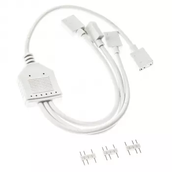 Skirstytuvas Kolink ARGB 1 į 3 PGW-AC-KOL-156 30cm baltas