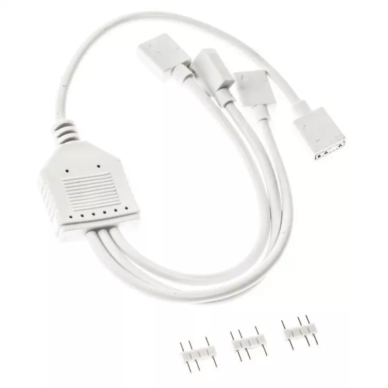 Skirstytuvas Kolink ARGB 1 į 3 PGW-AC-KOL-156 30cm baltas