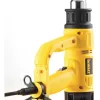 Karšto oro pistoletas DeWalt D26411 — 1800 W, pistoleto rankena, maks. 600 °C, 450 l/min oro srautas, geltonas
