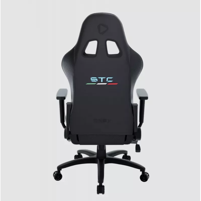 Žaidimų kėdė Onex STC Tribute Hardcore Juoda — ergonomiška PC/konsolės sėdynė, reguliuojamas aukštis ir atlošas
