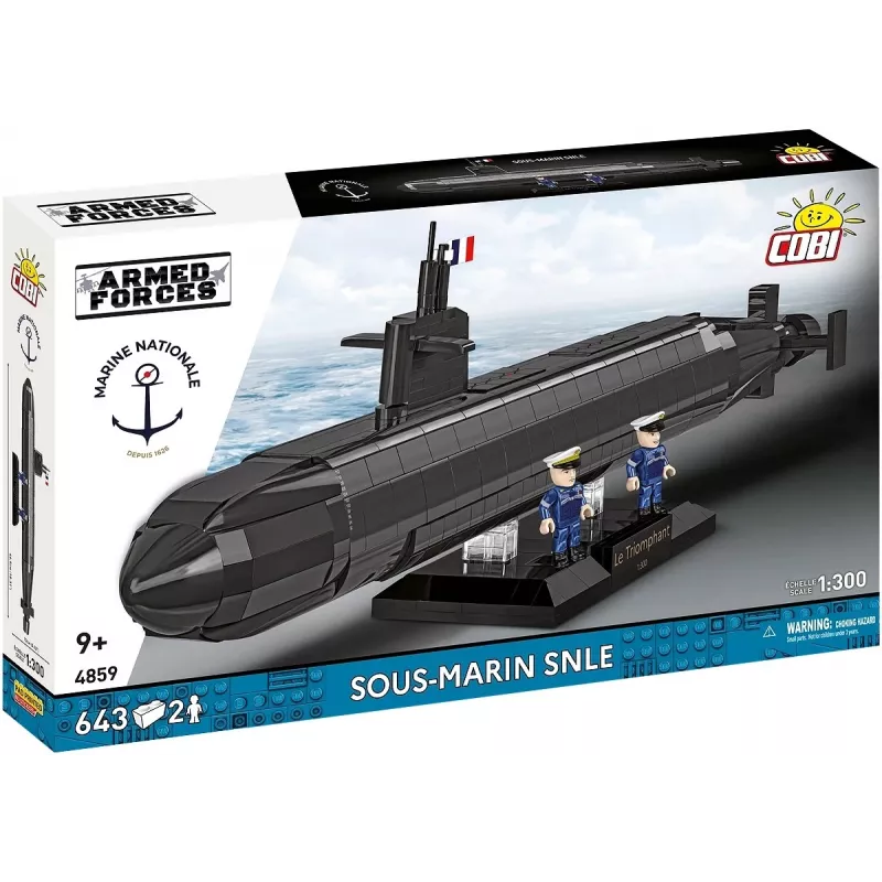 Cobi Blocks Sous-Marin SNLE konstrukcinis rinkinys — 643 detalės