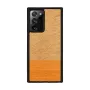 Apsauginis telefono dėklas man and wood Galaxy Note 20 Ultra silkės rašto Oranžinė juoda